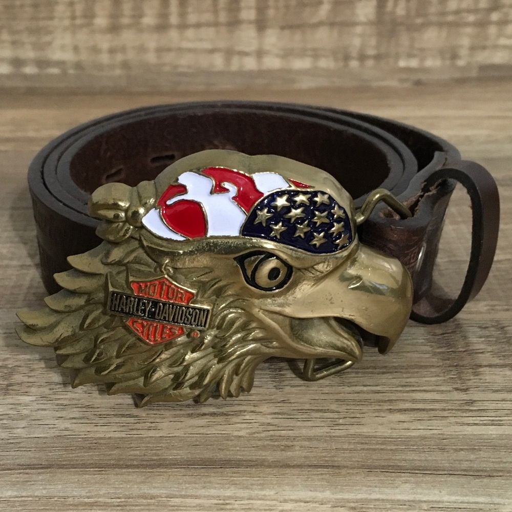 Vtg 1991 Harley-Davidson Belt Buckle
